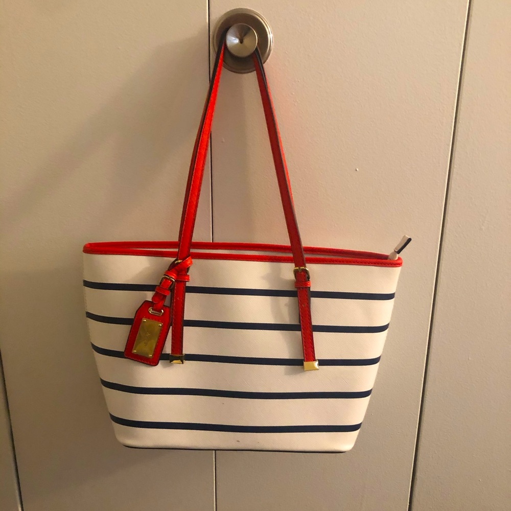 ALDO striped shoulder bag/ tote